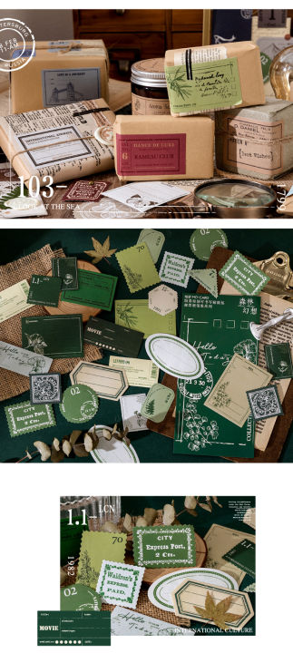 New%20QOUZMO%206%20deign%20vintage%20writable%20ticker%20pack%20%5Btamp%20memo%20et%20erie%5D%20journal%20collage%20diy%20label%20crapbooking%20decorative%20ticker%2040cp/pack%20-%20Image%206