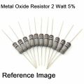 10Pcs- 2Watt 220 Ohm Resistor Power Resistor 2W 220 Ohm Metal Film Resistor 220 Ohm Resistor 2 Watt Metal Oxide Film Leads ±5% Tolerance 2 Pin Leads.