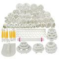 Cake Tools  Flower Fondant Cake Sugarcraft Decorating Kit Cookie Mould Icing Plunger Cutter Tool. 