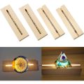 LED Wood Display Base,Rectangle Display Pedestal,Light Base Stand for Lasering Crystal Glass Acrylic. 