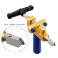 2 in 1 Glass Cutter Tool Durable Roller Cutter Multifunction Hand Tool Simple Fidelity design. 