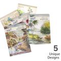 A4 Water Color Drawing Pad, Premium  160Gsm Embossed Paper[ Hearts Water Color Drawing Pad]. 