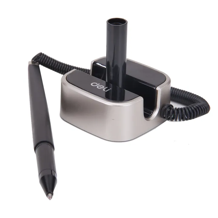 Deli%20E6797%20Black%20Gel%20Ink%200.7mm%20Desk%20Pen%20Stand%20-%20Image%204