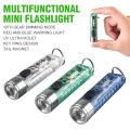 S11 Mini LED Flashlight Rechargeable Keychain Flashlights Portable Powerful Waterproof Camping Torch Light. 