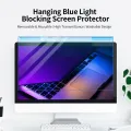 Hanging Blue Light Blocking Screen Protector High-transmittance Anti-UV Eye Protection Film for 26-27'' Desktop Monitor. 