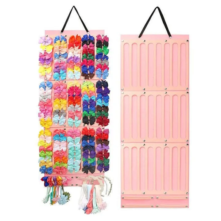 Hair%20Bows%20Organizer%20Wall%20Hanging%20Large%20Capacity%20Headband%20Holder%20Hair%20Clip%20Storage%20Hanger%20Space%20Saving%20Accessory%20For%20Girl%20Room%20Bayline%20-%20Image%203