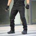 Military Work Tactical Cargo Pants Mens Multi Pocket Waterproof Elastic Combat Pants Outdoor Hiking Training Trousers Overalls. 
