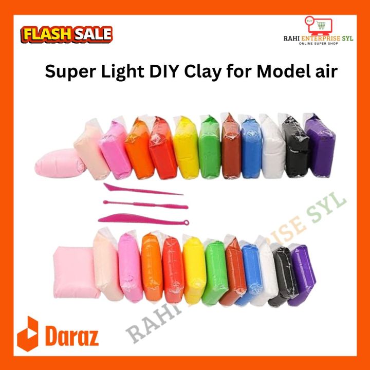 Kids%20Toy%20Air%20Dry%20Super%20Clay%2012%20Pcs%20Colors%20Colors%20Air%20Dry%20Clay.%20Super%20Light%20Dry%20Clay%20for%20Model%20Air%20Dry%20Clay%20Fun%20Toy,%20Creative%20&%20Crafts,%20Gift%20for%20Kids%20((Clay%20Pack%20of%2012%20Pcs)%20-%20Image%202