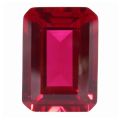 Natural Pigeon blood Ruby 12x16mm 12.50 Cts Sri-Lanka VVS Emerald Cut Loose Gemstone For Jewelry Beads. 