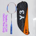 Y3 Badminton Racket 32 Lbs Mashing Gadding With Yonex Bg 65 String Fully Complete: This Y3 Badminton Racket Is Fully Equipped With Yonex Bg 65 String. 