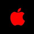 APPLE LOGO Car Sticker Cut Vinyl QUAFF Brand Material sizes 1"x1", 2"x2", 3"x3", and 4"x4". 