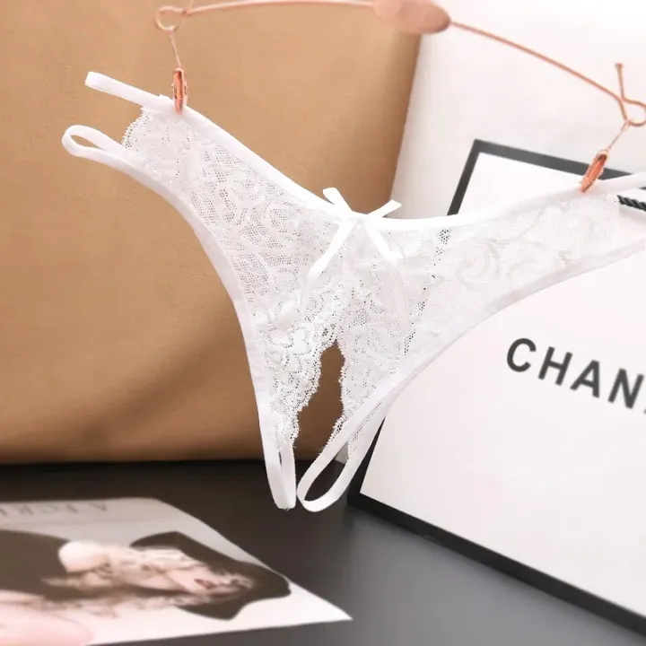 Crotch%20Opening%20Women's%20Panties%20Lingerie%20Lace%20Bowknot%20G-string%20Thong%20Floral%20Temptation%20Underwear%20for%20Ladies%20Pantys%20Honoria%20-%20Image%203