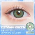 New Estonia Green Color Contact Lens With Regular Kit Box For Men and Women. 1 Pair Color Contact Lens For Eye Makeup and Cosmetics.Estonia Series. #estonia.