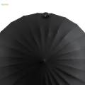 24 Ribs Rain Umbrella Classic Windproof Umbrella for Outdoor Walking Trips. 