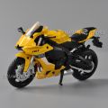 【3C VictoryEagle】Diecast Motorcycle Model Toys 1:18 Yamaha YZF-R1 Bike Miniature With Rider Figure.