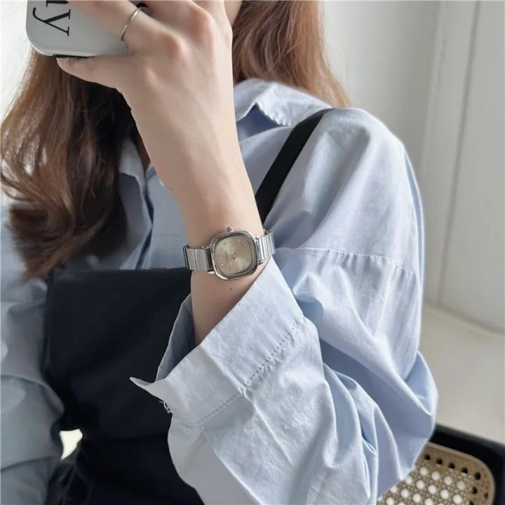 Women%20Small%20Square%20Quartz%20Watch%20Fashion%20Green%20Dial%20Stainless%20Steel%20Strap%20Wristwatch%20-%20Image%205