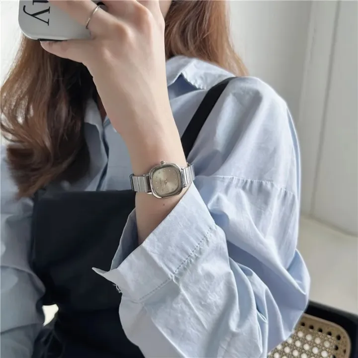 Women%20Small%20Square%20Quartz%20Watch%20Fashion%20Green%20Dial%20Stainless%20Steel%20Strap%20Wristwatch%20-%20Image%205
