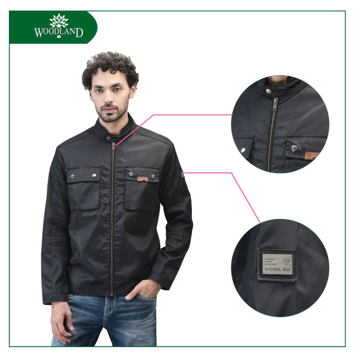 WOODLAND%20Men%20Utility%20Jacket%20with%20Full%20Zip%20Closure%20-%20Image%204