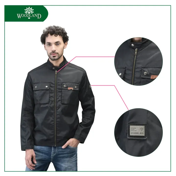 WOODLAND%20Men%20Utility%20Jacket%20with%20Full%20Zip%20Closure%20-%20Image%204