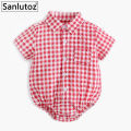 (New) newborn baby boy bodyuriit claim baby clothing cotton ummmer Hott leeve infant Jumpo Fahion.