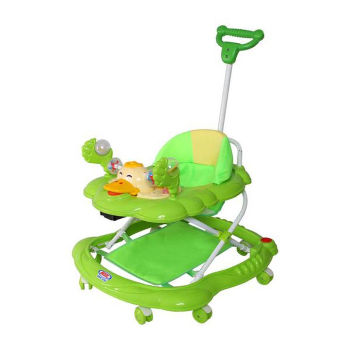 Baby Duck Model Walker, Toddler Walking Assistant with push handle bar (Foot Rest or Umbrella any One)