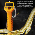 OIMG Engine Oil Tester For Auto Check Oil Quality Detector With Led Display Gas Analyzer Car Testing Tools.