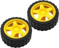 Rubber Wheel for DIY RC and Robotics Projects - 1 PC.