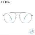 OQ BOGA 4 Styles Unisex Fashion Anti Blue Light Proof Radiation Computer Glasses Women Men Eye Protection Irregular Frame Full Rim Eyewear. 