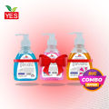 Yes Hand Wash Liquid 3 In 1 Combo With Pump - (250X3=750Ml). 