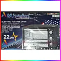 Miyako Electric Oven - 22 Liter | Model : MT-22RC | Miyako Electric Toaster Oven | Black & Silver Colour. 
