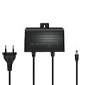 CCTV Camera Power Supply AC/ DC 12V 2A Double Circuit Adapter - Black. 