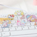 Hello Kitty Cute DIY Hand Account PVC Transparent Bronzing Sticker Pack Stickers GJCUTE. 