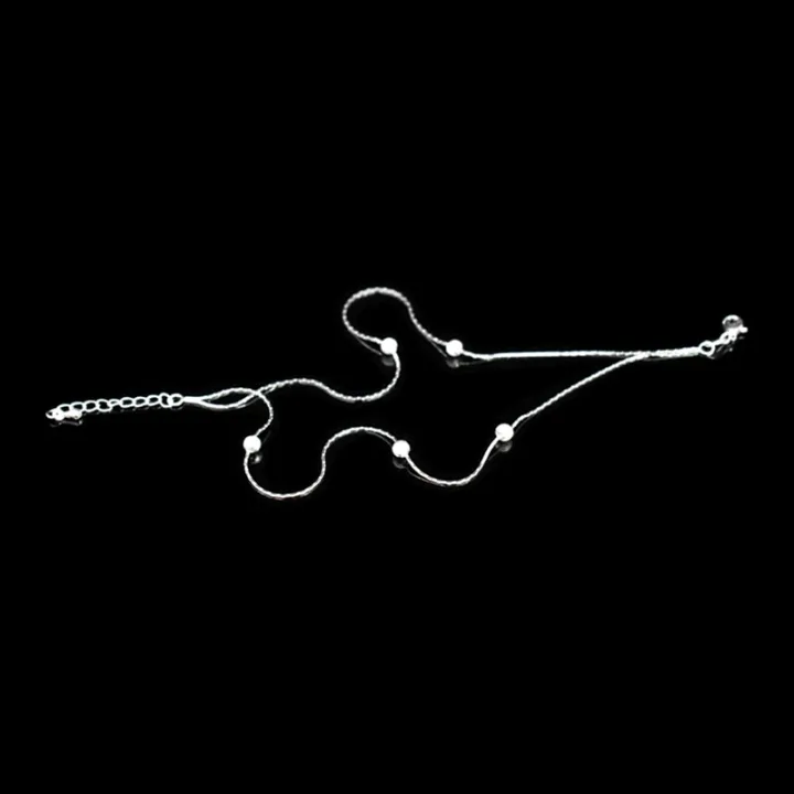 %E3%80%90Fast-selling%E3%80%91%20Newest%20Fashion%20925%20Sterling%20Silver%20Double%20Layer%20Frosted%20Beads%20Anklets%20Women%20Small%20Ball%20Pendant%20Beach%20Foot%20Chain%20Bracelet%20Jewelry%20-%20Image%203