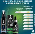 MUUCHSTAC Skin Lightening Oil and Face Wash  (2 Items in the set). 