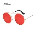 【Beiver Jewelry Store  】Retro Round Sunglasses Women 2019 Designer Vintage Metal Frame Glasses Female Fashion Lunette De Soleil Femme. 