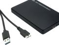2.5 inch Hard Drive Enclosure USB 3.0 to SATA III for 2.5 Inch SSD HDD 9.5mm 7mm External Hard Drive Case Support Max 6TB with UASP.
