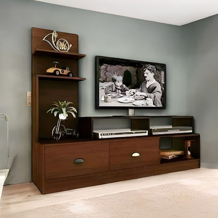 Andormahal Immaculate TV Cabinet (Melamine Laminated Board) (Height 4 ft , Length 4 ft, depth 12 inch)