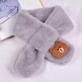 Cartoon  Baby Plush Scarf Autumn Winter Warm Boys And Girls Scarf. 