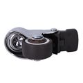 4Pcs Mini Small Casters 1 Inch M8X15Mm Tpe Silent Wheels With Brake Universal Casters Wheel For Furniture Bookcase Drawer. 