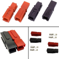 10 Pair 30A 600V Power Connectors Replacement Spare Parts Accessories with Insulation Cover for Anderson Powerpole Interlocking Plug Terminals.