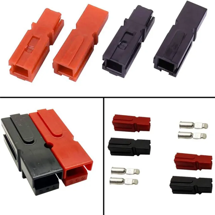 10%20Pair%2030A%20600V%20Power%20Connectors%20Replacement%20Spare%20Parts%20Accessories%20with%20Insulation%20Cover%20for%20Anderson%20Powerpole%20Interlocking%20Plug%20Terminals%20-%20Image%203