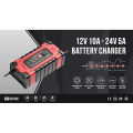 SL Fully Automatic Smart Battery Charger 12v / 24v Large Screen Lcd Display Fast Charging For Car Motorcycle. 
