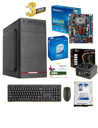 Office Pc Intel Core 2 Duo Processor RAM 4GB Main Board : Intel/ASUS/Gigabyte/Esonic G41 HDD 500 GB Gaming PC