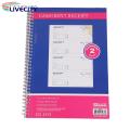 Business Receipt Book 200 Sets 2-part Carbonless Receipt Book Spiral Bound Money Rent Receipts Clear Print Smooth Writing Consecutively Numbered Ideal for Southeast Asian Buyers Spiral Receipt Book.