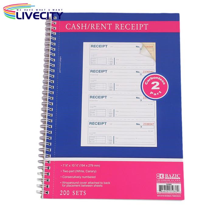 Business%20Receipt%20Book%20200%20Sets%202-part%20Carbonless%20Receipt%20Book%20Spiral%20Bound%20Money%20Rent%20Receipts%20Clear%20Print%20Smooth%20Writing%20Consecutively%20Numbered%20Ideal%20for%20Southeast%20Asian%20Buyers%20Spiral%20Receipt%20Book%20-%20Image%203