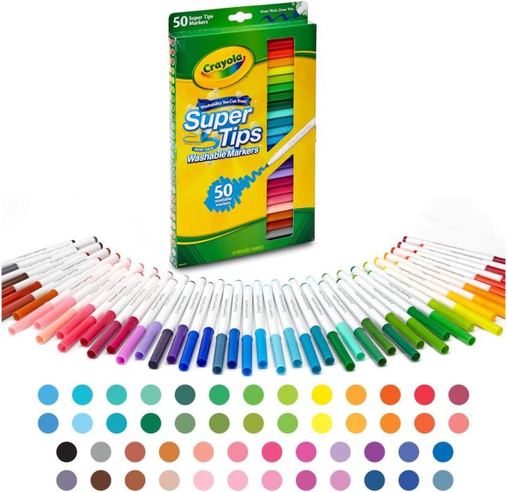Crayola%2050%20Colors%20Supertips%20Washable%20Marker%20-%20Image%202