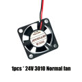 Fan 12v 24v ender 3 Fan 30mm 3010 Dual Ball Bearing / Hydraulic Fan 2 pin 3d printer parts 3010 30*30*10mm. 
