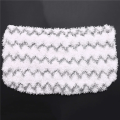 Rectangle Dirt Grip Pads-8 x for Shark steam mop pads-gray white. 