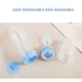 Silicone Baby Bottle Spoon Feeder 90ML Full Body Silicone (1ps) - Color as per stock. 