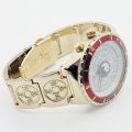 Guangdong Source Manufacturer Customized Quartz Watch Bagua Direction Gift Table Five Emperors Money Jewelry Watch Wholesale.